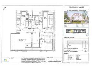 Location Appartement 3 pièces à Caen (14000) : à louer 3 pièces / 61m² Caen