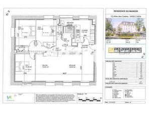 Location Appartement 4 pièces à Caen (14000) : à louer 4 pièces / 87m² Caen