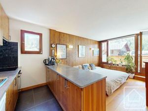 Appartement ensoleillé d’une chambre avec balcon  vue sur le Mont-Blanc  parking privé  ca