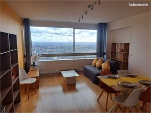 Location t2 puteaux – tour défense 2000 – 2 pièces meublé – 43ᵉ étage – vue panoramique pa
