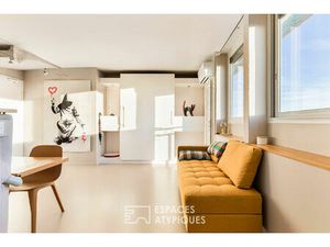 Atelier d'architecte réhabilité en appartement avec vue 360° sur Toulouse