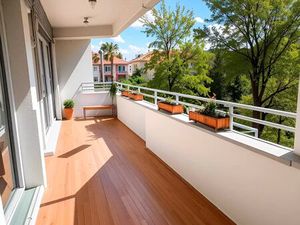 Appartement de standing   terrasse vue sur parc double garage .