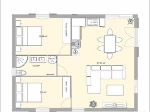 Maison avec jardin et places de parking
