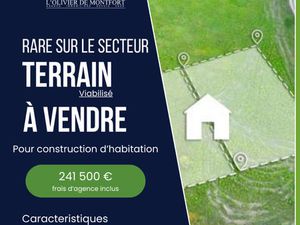 Terrain à bâtir de 643 m²
