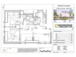 Location Appartement 3 pièces à Caen (14000) : à louer 3 pièces / 76m² Caen