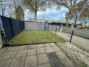 Appart 1 chambre meublé + jardin