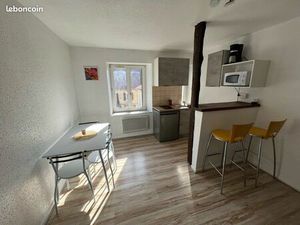 Appartement studio meublé 25m2 - place de parking privée - refait à neuf proche - frontièr