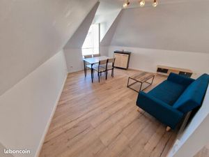 Loue Bel Appartement meublé de type T2 refait à neuf de 43m2 au sol avec jardin commun sit