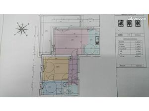 Appartement meublé type T2 - 48m2