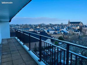 T2 - 51m² - Le Port de Vannes – Vue les remparts - Terrasse - dernier étage