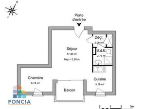 Annonce location appartement 1 pièce de 34m2 à Hennebont (56700) - ParuVendu.fr ref 992783