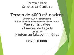 Achat Terrain 3 978m² CONCHES SUR GONDOIRE 77600