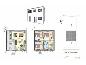 Vente maison neuf 4 pièces 80m2 Bouhet - 186450 € - Surface Privée