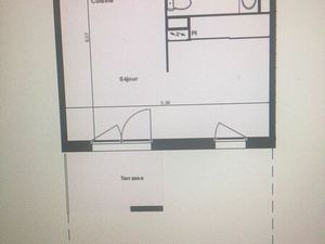 Location studio VIDE Biscarosse-ville Terrasse & jardinet