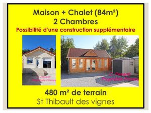 Vente maison 2 pièces 84 m² Saint-Thibault-des-Vignes (77400)