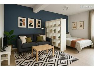 Location studio avec lit séparé rénové