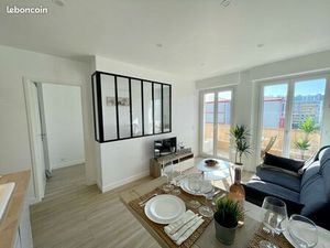 ◊ Le carré d’or cosy appartement d’exception ultra meublé à deux pas de la mer