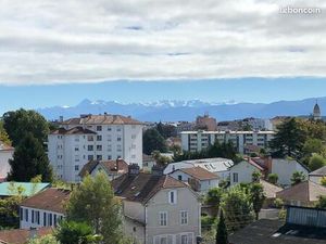 T3 meublé 80m²  traversant  vue Pyrénées  quartier Saint Joseph  avenue de Montardon  pais