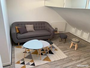 F2 mansardé lumineux - meublé