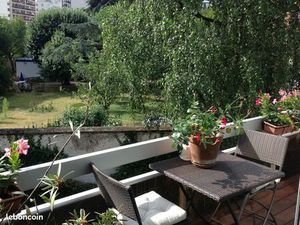 Location Meublé PARIS 12. 2 pièces 55m². Terrasse Atypique. MI DEC