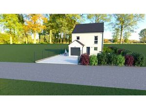 Terrain avec maison neuve à vendre