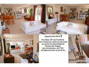 St RAPHAEL Centre- Magnifique 3P 85m2 en RdJ - tout à pieds