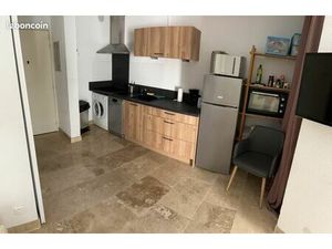 Studio cabine 25m² + 15m² terasse + clim - DISPO JANVIER - fin MAI