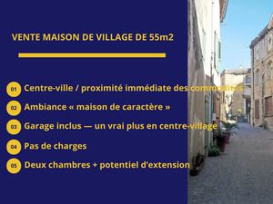 Maison 3 pièces - 50 m²
