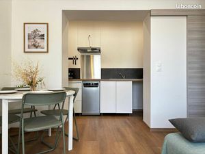 Loue joli T2 meublé à Saint Pierre de Boeuf