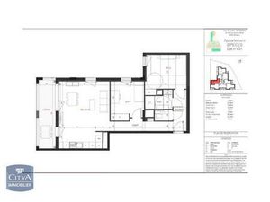 Location Appartement 3 pièces 65m² BORDEAUX 33800