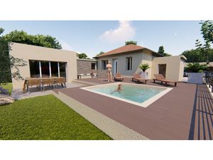 Terrain de 637m² avec une emprise au sol de 30% terrain viabilisé à 100%