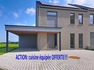 Très belle Maison semi-jointive 3 càc. neuve  dans les quart
