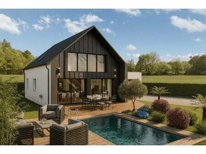 Terrain avec maison neuve à vendre