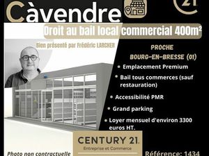 Local commercial 400 m² BOURG EN BRESSE