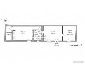 Appartement 2 pièces 61 m²