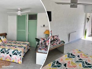 Studio vue mer meublé et renové à la Marina CC