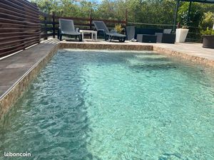 Villa F6 + bungalow vue mer