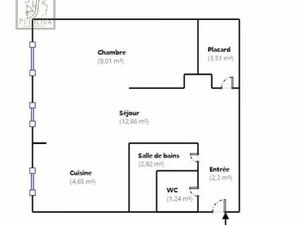 Appartement 2 pièces 36 m²