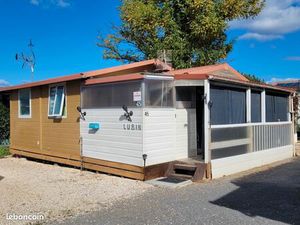 Devenez propriétaire du terrain de 105m2 et du chalet de vacances sur roueMORĖA climatisé 