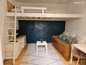 Location meublée jusqu’à mai 2026  Studio 23 m² centre-ville Antibes