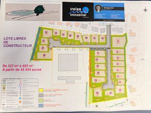 Terrain 347 m² Le Folgoet