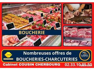 Fonds de commerce boucherie 80 m²