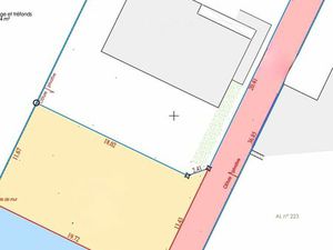 Terrain 232m2 non libre de constructeur