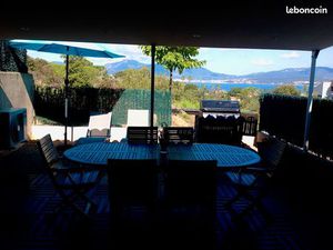 Porticcio T3 vue mer climatisé avec jardin