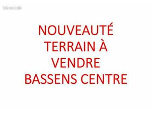 TERRAIN A VENDRE BASSENS CENTRE 289M² 85 000e