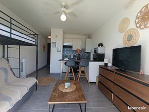 Studio 20m²  balcon et parking avec vue sur le canigou / étang