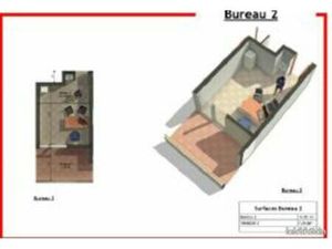 Espace bureau avec terrasse privative