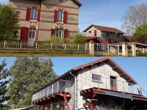 Maison style 1900 café-restaurant de gare + ses dépendances