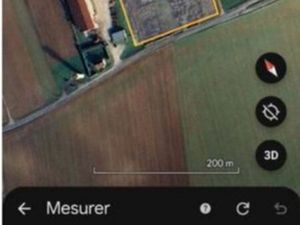 Terrain artisanal ( crédit vendeur)