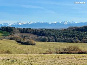 Terrain magnifique vue Pyrénées